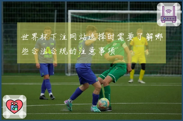 世界杯下注网站选择时需要了解哪些合法合规的注意事项